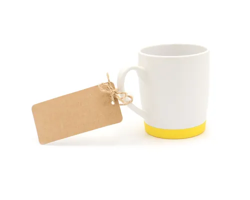 Бирка картонная на верёвке, крафт