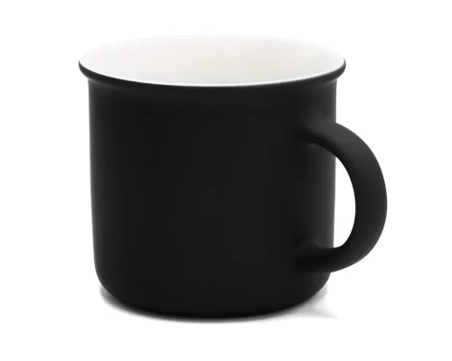 Кружка Camping, софт тач, черный