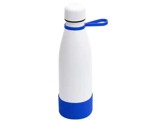 Термобутылка герметичная вакуумная Olivia To Go, белый/синий