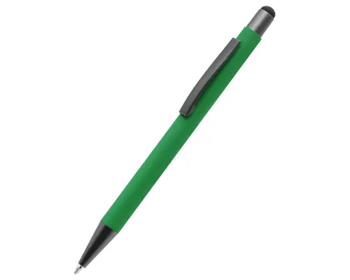 Ручка металлическая Story софт-тач, зеленый