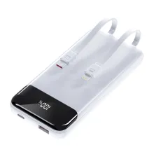 Внешний аккумулятор Nero с быстрой зарядкой (до 22,5W), 10000 mAh, белый