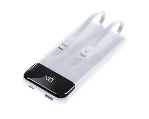 Внешний аккумулятор Nero с быстрой зарядкой (до 22,5W), 10000 mAh, белый