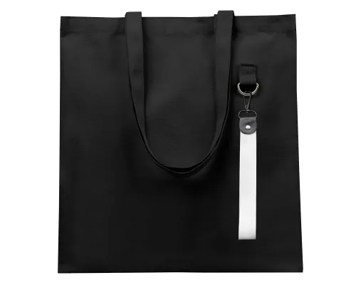 Сумка для покупок LUMISSA 325 г/м² с ремувкой, чёрный/белый