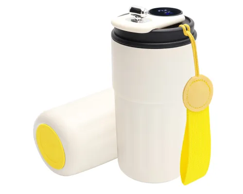 Термокружка Ashly To Go, белая/жёлтая