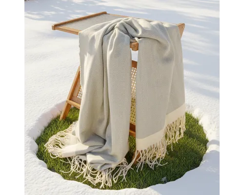 Плед акриловый WINTER, серый