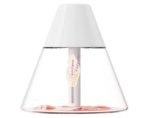 Светодиодный USB увлажнитель-аромадиффузор Cone, белый