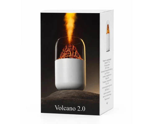 Светодиодный USB увлажнитель-аромадиффузор Volcano 2.0, белый