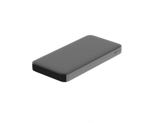 Внешний аккумулятор Polus, 10000 Mah, софт-тач покрытие, черный Внешний аккумулятор Polus, 10000 Mah, софт-тач покрытие, черный