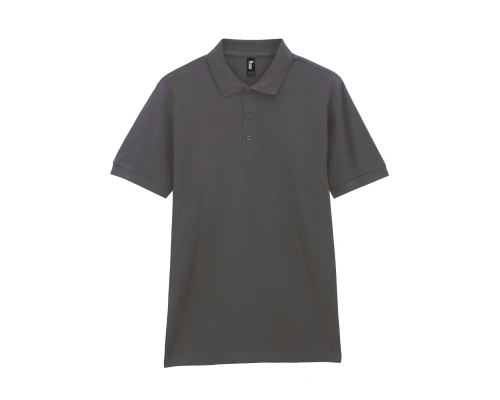 Футболка поло PREMIUM COTTON ADULT DOUBLE PIQUE, ГРАФИТОВЫЙ XL