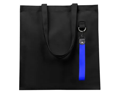 Сумка для покупок LUMISSA 325 г/м² с ремувкой, чёрный/синий