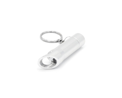 Брелок-фонарик Hook, серебристый Брелок-фонарик Hook, серебристый