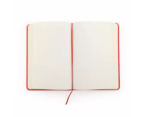 Блокнот A6 CORAL в твёрдом переплёте, КРАСНЫЙ
