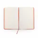 Блокнот A6 CORAL в твёрдом переплёте, КРАСНЫЙ