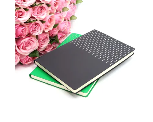 Ежедневник A5 недатированный Esmeralda в мягком переплёте, чёрный с серебристым Ежедневник A5 недатированный Esmeralda в мягком переплёте, чёрный с серебристым