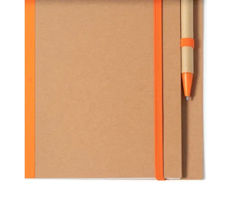 Блокнот с ручкой ALANI, Оранжевый