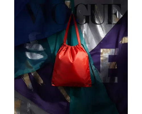 Сумка-рюкзак для покупок LUKMORY, красная