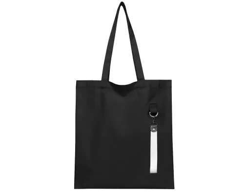 Сумка для покупок LUMISSA 325 г/м² с ремувкой, чёрный/белый