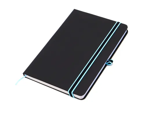 Ежедневник A5 недатированный Sir Lewis в твёрдом переплёте, голубой кант Ежедневник A5 недатированный Sir Lewis в твёрдом переплёте, голубой кант