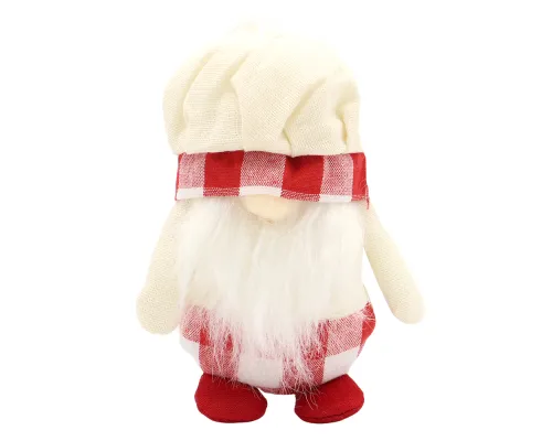 Новогоднее украшение рождественские гномы Виллен, бежевый