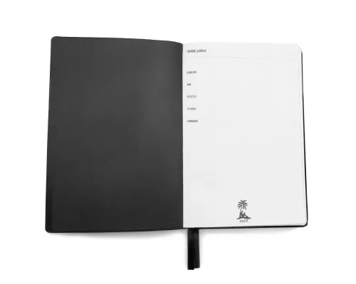 Ежедневник A5 недатированный Efemero в мягком переплёте, черный