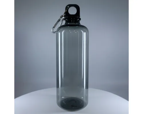 Бутылка пластиковая для воды Clipster, чёрный