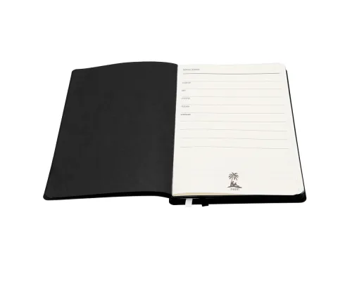 Ежедневник A5 недатированный Gabby в мягком переплёте, чёрный