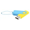 Флешка Designer To Go 2.0 USB 16Gb, желтый/голубой