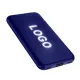 Внешний аккумулятор Kugo, 10000 mAh с подсветкой гравировки, синий