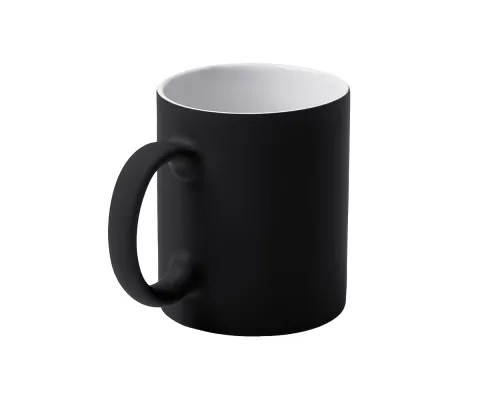 Кружка Bonn Soft, софт тач, черная