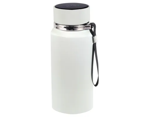 Термос Henzo с дисплеем и инфьюзером, светло-серый