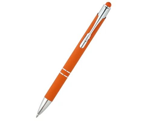 Ручка металлическая Ingrid софт-тач, оранжевая