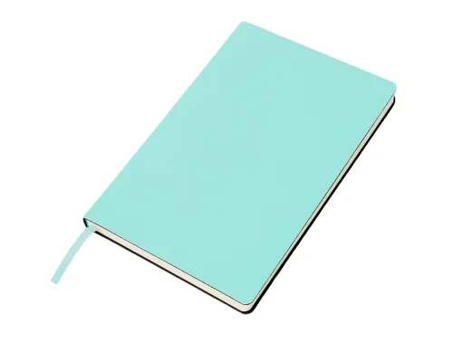 Ежедневник A5 недатированный Simflex в мягком переплёте, бирюзовый