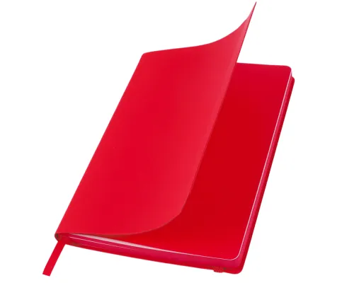 Ежедневник A5 недатированный Dante в мягком переплёте софт-тач, красный