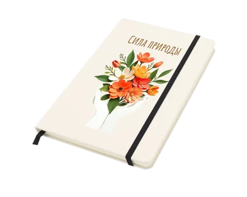 Блокнот из переработанных тетрапак в твёрдом переплёте Rebirth