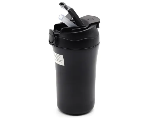 Термокружка с двойными стенками Molly, черная