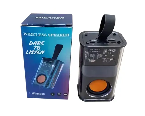 Прозрачная беспроводная колонка Jazzy, черный