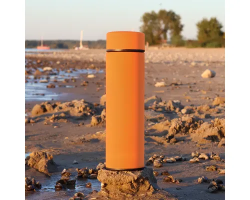 Термос Bronx софт-тач, оранжевого цвета Термос Bronx софт-тач, оранжевого цвета