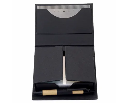 Набор для записей со стикерами Notora, черный