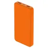 Внешний аккумулятор Polus, 10000 Mah, софт-тач покрытие, оранжевый
