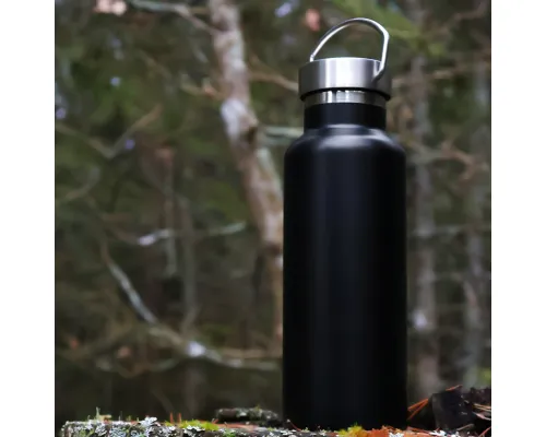 Термобутылка Sakura, черная
