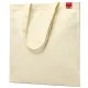 Сумка для покупок IVORY 325 г/м² с PU нашивкой, красный