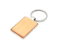 Брелок Woody S(прямоугольник), натуральный