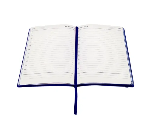 Ежедневник A5 недатированный Dante в мягком переплёте софт-тач, синий