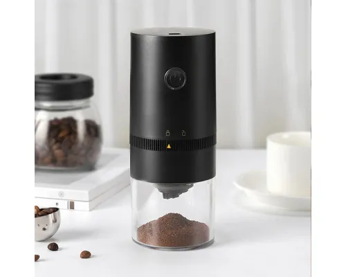 Портативная кофемолка Полинара с аккумулятором, черный