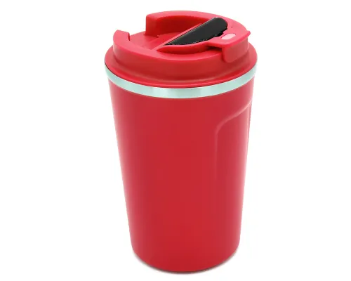 Термокружка Moon с дисплеем, 380мл, красная