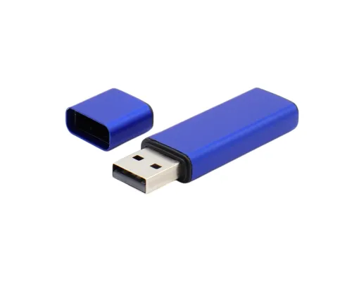 Флешка Loon 16 Гб в футляре, синяя