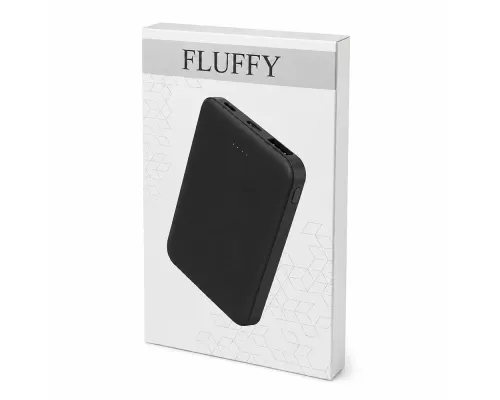 Внешний аккумулятор Fluffy, 5000 Mah, черный