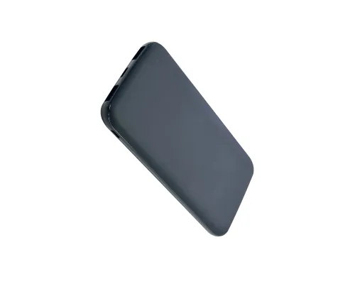 Внешний аккумулятор Kugo, 10000 mAh с подсветкой гравировки, черный