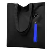 Сумка для покупок LUMISSA 325 г/м² с ремувкой, чёрный/синий