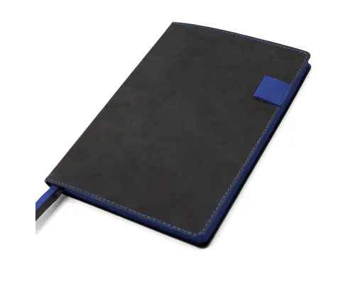Ежедневник A5 недатированный Efemero в мягком переплёте, черный/темно-синий
